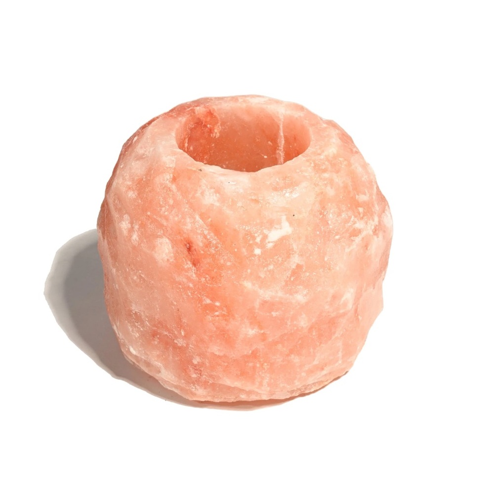 PINK HIMALAYAN VOTIVE CANDLE HOLDER